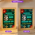 thumbnail image 2 of Alaskan Malamute Dad Like a Regular Dad Only Cooler Happy Father's Day Acrylic Plaque with Wood Photo Frame Box Alaska Mal Dog Lovers Gifts Light Box - 02007, 2 of 5