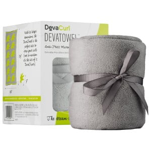 DevaCurl Microfiber Bath Towels, Gray