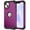 Purple, variant on for iPhone 15 Rugged Case, Heavy Duty Military Grade Drop Protection Case Support Wireless Charging, Shockproof Logo Hollow Triple-Layers Tough Protective Phone Cover for iPhone 15, Blue