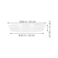thumbnail image 2 of unbranded 6Ud Platos Transparentes Para Macetas De Plástico Protector De Para Uso Interior Y Exterior, 2 of 8