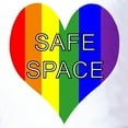 thumbnail image 3 of CafePress - Safe Space In Heart Golf Shirt - Golf Shirt, Pique Knit Golf Polo, 3 of 4