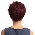 thumbnail image 4 of Peluca Corta Y Esponjosa con Corte Pixie para Mujer, Peluca de Cabello para , Pelucas Llenas de Cosplay, Rojo Vino Yuyangstore pelucas de cabello humano, 4 of 8