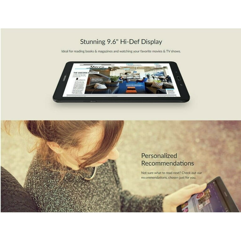 Oriental Racional La Internet Samsung Galaxy Tab E 9.6 SM-T560 16GB Wi-Fi Tablet 9.6in Black -(Open Box)  - Walmart.com