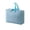 Light Blue, variant on Giant Size Foldable Storage Container - Multi-Purpose Organizer For Moving College Dorm - Sturdy Polyethylene Construction With Reinforced Seams