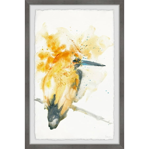 Parvez Taj Fiery Woodpecker Framed Wall Art
