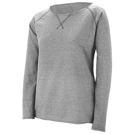 Sweatshirt Oxford - Augusta Sportswear Women's French Terry Sweatshirt 2Xl Heritage Oxford Grey