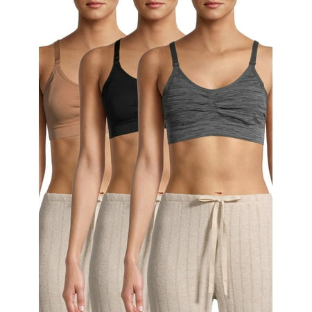 

Nurture by Lamaze Maternity Seamless Comfort Nursing Bra with Removable Pads 3 Pack