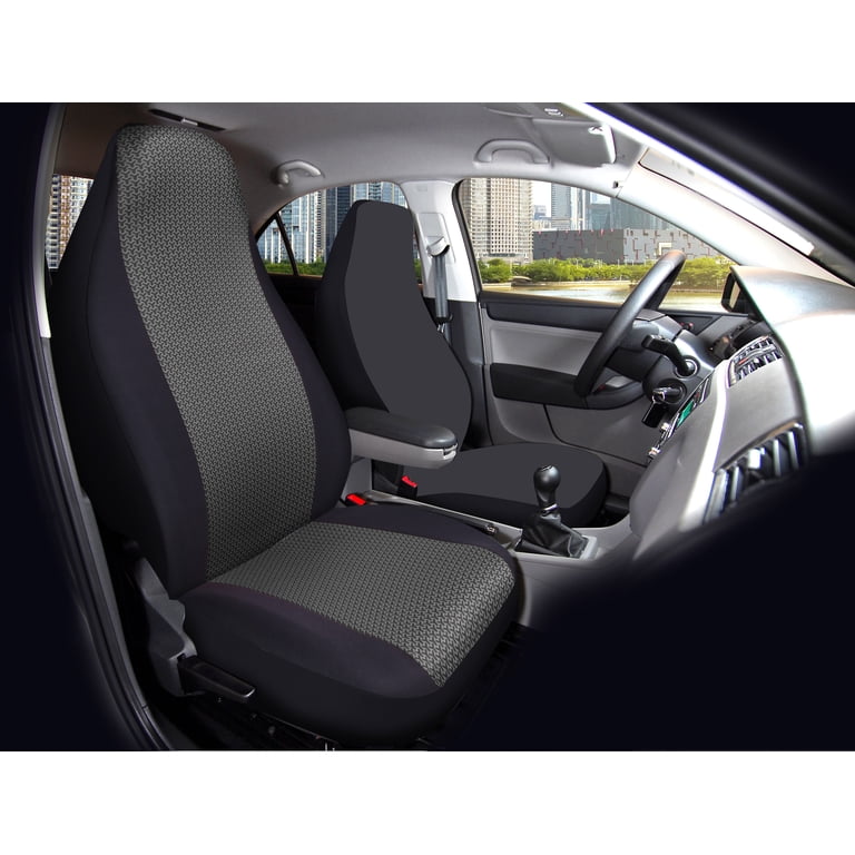 Auto Drive Atlanta Black Front Seat Cover, Universal Fit photo 2