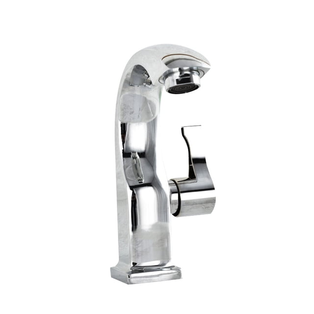 HAMPPLIES Robinet de Lavabo en Acier Inoxydable Design à Trou Unique Résistance Haute Pression Cuisine Lot de 1