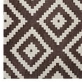 thumbnail image 4 of modway alika abstract diamond trellis 8x10 area rug for bedroom, dining room, living room in ivory and brown, 4 of 6