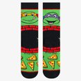 thumbnail image 3 of ODD SOX – TMNT All Turtle Faces Pizza Video Game Novelty Crew Socks – Size Large – Men’s 8–12 /, 3 of 4