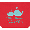 thumbnail image 3 of Inktastic My Nonna Loves Me Baby Bandana Bib, 3 of 4
