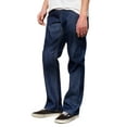 thumbnail image 2 of Men's Slim Fit Classic 100% Cotton Denim Jean Pants MADE IN U.S.A (Denim Light Blue, 44), 2 of 3