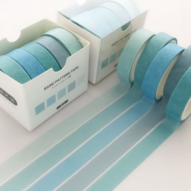 Cinta de papel, cinta de contabilidad creativa, juego de cintas decorativas para hacer uno mismo