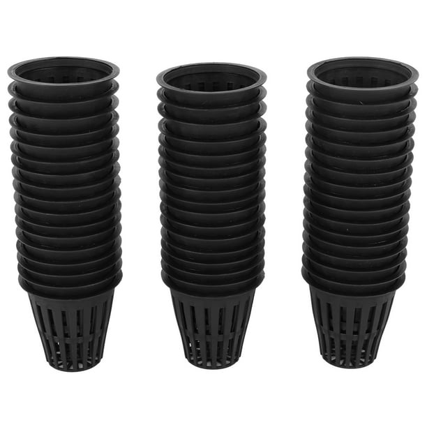 Vasos hidropónicos NikouMX 50 piezas de red de plástico 2 pulgadas