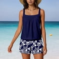 thumbnail image 2 of HAIJIE Women's Bikini Set Push Up Swimsuit Large Size Push Up Swimsuit with Cups Swimsuits Bikini Swimsuits Cover Ups Summer Dress for Women Bikini Sleeveless Cover Up Dresses (Dark Blue1,XXXL), 2 of 5