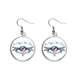 thumbnail image 1 of Emblema original de los caballeros medievales de Europa Pendientes pendientes de plata colgantes joyas señora Unbranded M, 1 of 3