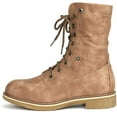 thumbnail image 3 of Dream Pairs Women's Warm Winter Montreal Faux Fur Ankle Boots Fold-Down 2 Style MONTREAL CAMEL Size 6, 3 of 5