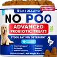 thumbnail image 1 of Suplemento para perros Artullano No Poo Chews, probióticos, calabaza, 1 of 7