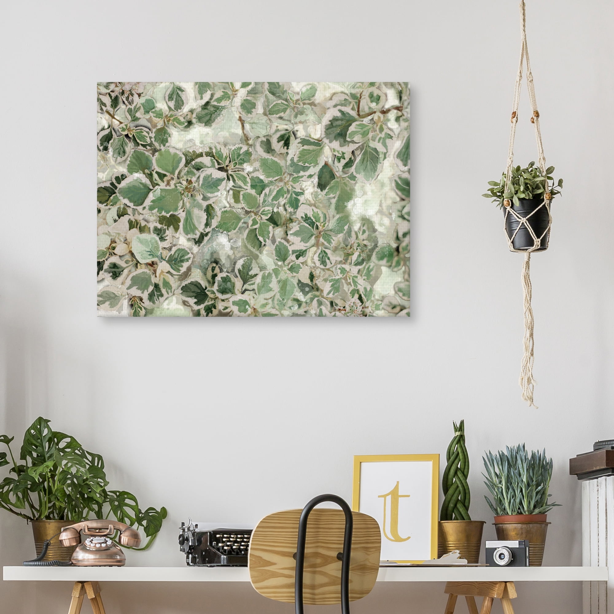 Les Feuilles by Studio Arts Canvas Art Print