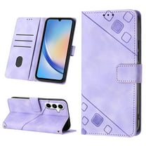 for Samsung Galaxy S25 Plus Crossbody Wallet Case with Card Holder, Flip Folio Book Style Leather Shockproof Protective Phone Cover with Shoulder Strap/Lanyard for Samsung Galaxy S25 Plus, Purple