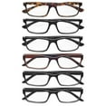 thumbnail image 5 of Reading Glasses Mens Womens 6 Pack Unisex Readers Classic Good Quality Eyeglasses, 5 of 5