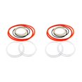 thumbnail image 1 of Injueey 12x Rubber Chain Replacement Dentate Timing Rotary Jewelry Bels Tumbler Tipo 1 2piezas, 1 of 1
