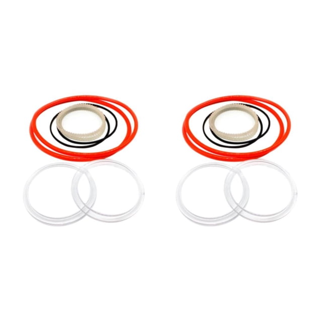 Injueey 12x Rubber Chain Replacement Dentate Timing Rotary Jewelry Bels Tumbler Tipo 1 2piezas