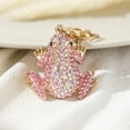 thumbnail image 3 of Grofry Creative Frog Pendant Keychain Sparkling Rhinestones Inlaid Car Keyring Backpack Bag Charm Keychain Accessories, 3 of 8