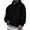Black #50, variant on Long Hoodies Mens Kangaroo Pockets Fleece Hoodie Fall Winter Solid Loose Outdoor Sweatshirts Cotton Big and Tall Hooded Pullover Dark Gray L
