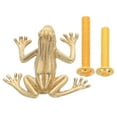 thumbnail image 2 of LOLIPPYY Brass Animal Knobs - Decorative Frog Drawer Pulls, Unique 3D Single Hole Handles for Bedroom, Bathroom Cabinets, Furniture Hardware, 2 of 7