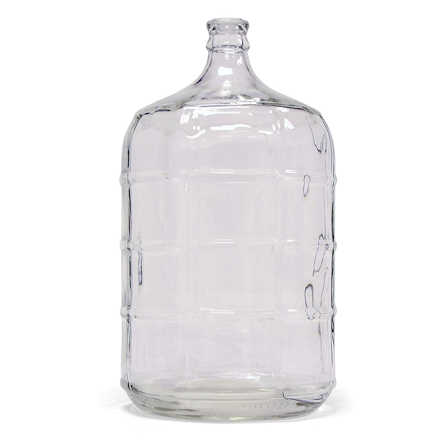 Home Brew Ohio 3 Gallon Glass Carboy with Drilled Bung, Three-Piece