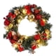 thumbnail image 2 of Gold Lighted Christmas Wreath Wrought Iron Wooden Front Door Christmas Wreath/Wreath Fall/Indoor Outdoor Home Door Wreath/Christmas Wreath/Christmas Tree, 2 of 8