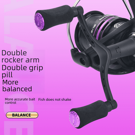 Spinning Wheel Double Rocker Arm Shallow Coil Fishing Reel No Gap Fishing Reel Micro Fishing Reel Long-distance Investment Reel