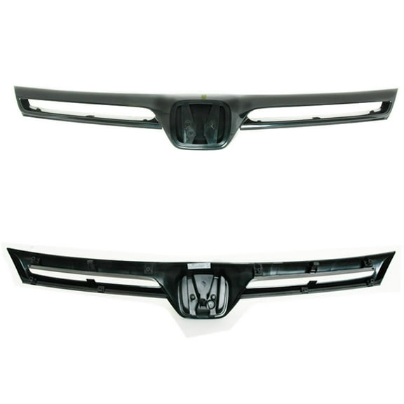 KAI New Standard Replacement Front Grille, Fits 2006-2008 Honda Civic Coupe