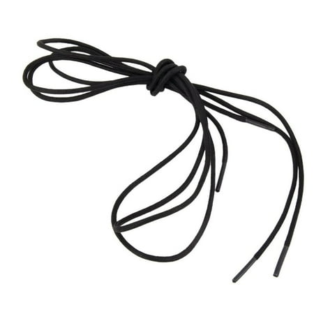 NICEXMAS Waxed Shoelaces for Formal Shoes Business Round Oval 120.00X1.00X0.30CM Black Man