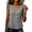 ZA-Black-tank tops for women, variant on Womens Gingham Tops V Neck Ruffle Cap Sleeve Top for Women with Button Plaid Loose Casual Blouse for Summer Travel