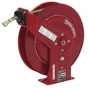 Reelcraft TW7450OLP WELD HOSE REEL 1/4X50 GR R; 1/4" x 50ft, 200 psi, gas welding hose reel with hose