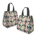 thumbnail image 2 of Pioneer Flower Floral Print Pattern Insulated Lunch Bag for Women & Adults,Large Portable Soft Cooler Lunch Bag,Thermal Food Storage Tote with Pearl Cotton,8.66L,8.75x5.75x9.5 Inch, 2 of 6