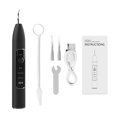 thumbnail image 1 of lionlar Tooth Cleaner, Tooth Stain Remover, 3 Working Modes, Portable with Mouth Mirror, Black, 1 of 9