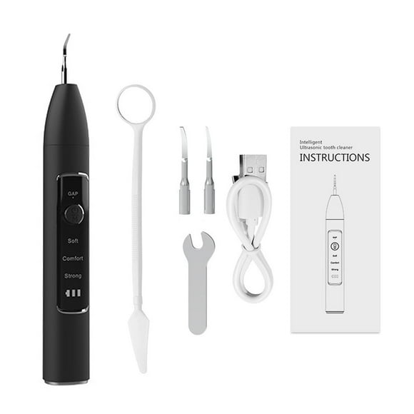 Limpiador de dientes Power Off Protection Eliminador de profesional para principiantes Negro Yuyangstore Limpiador de dientes