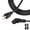 2 Pack - Right Angle, variant on Iron Forge Cable 2 Pack of 6 Ft Power Cords for TV Computer or Monitor (NEMA 5-15P to C13) - 18/3 Replacement Audio & Video Power Cable, Black