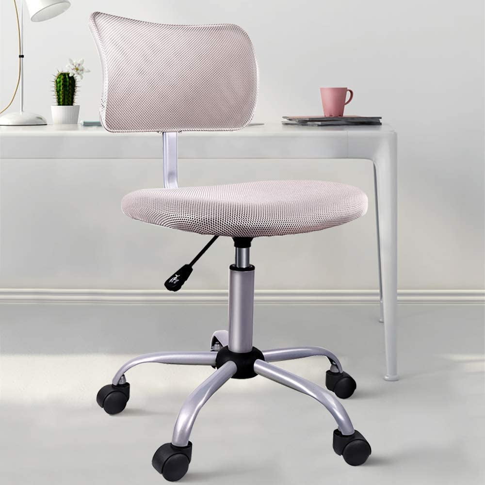 Desk Chair Armless, Low-Back Mesh Computer Task Office Chair with