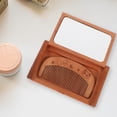 thumbnail image 3 of Folding Mirror Portable Mirror Small Mirror Compact Mirror Travel Mirror with Comb, 3 of 8