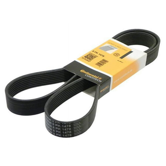 Accessory Drive Belt - Compatible with 2010 - 2017 BMW 535i GT 2011 2012 2013 2014 2015 2016