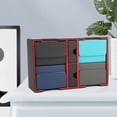 thumbnail image 1 of Baohd Gaming Deck Card Box Gathering Storage Case Large Capacity Souvenir Protective Organization Holder Gifts for Adults Black Red, 1 of 8