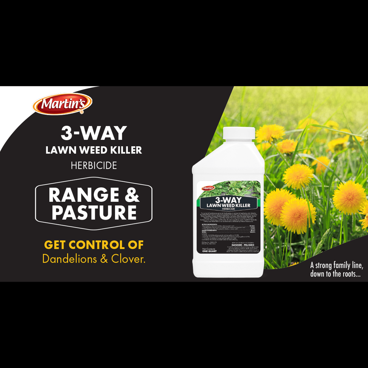 Martin's 3-Way Lawn Weed Killer - 32 fl oz Bottle by Control Solutions