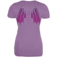 thumbnail image 2 of Halloween Flying Purple People Eater Juniors Soft T Shirt Dusty Violet X-LG, 2 of 2