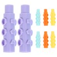 thumbnail image 1 of 8 Pcs Embouts de Crayon en Plastique Protecteurs de Pointe de Crayon, 1 of 8