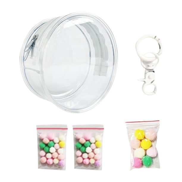 Bolsa transparente para guardar muñecas, a prueba de polvo, para minifiguras. Claro